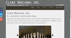 Desktop Screenshot of clark-machine.com