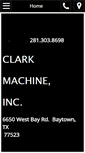 Mobile Screenshot of clark-machine.com
